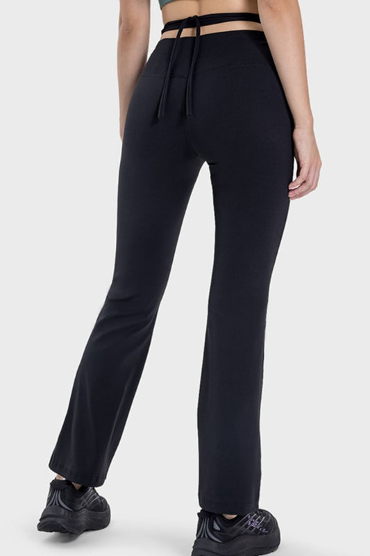 Mid-Rise Activewear Flare Pants