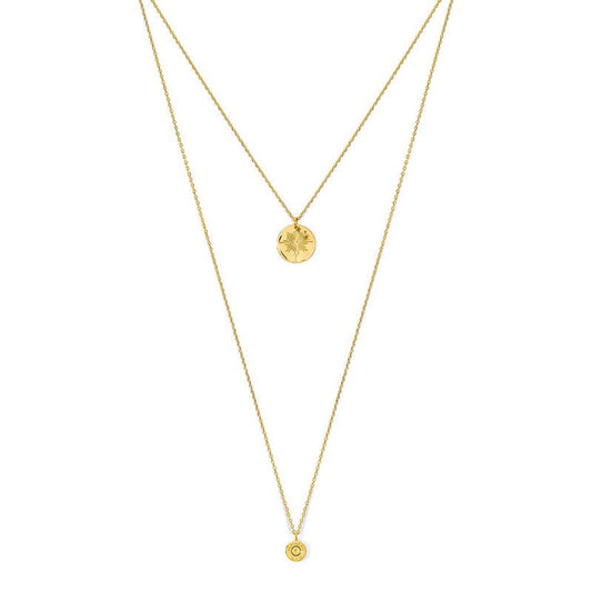 Layered North Star Necklace - ShopPurpleUmbrella