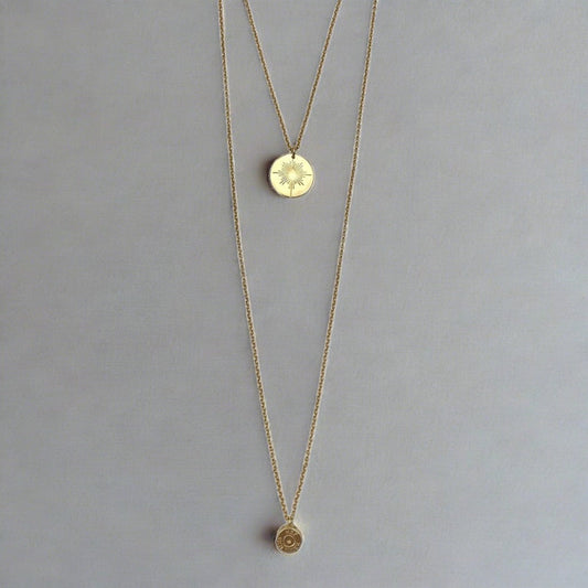 Layered North Star Necklace - ShopPurpleUmbrella