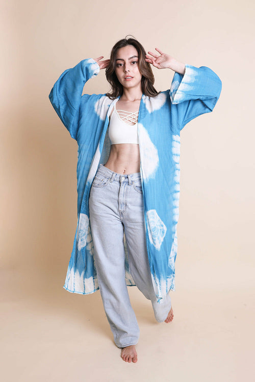 Tie Dye Kimono - ShopPurpleUmbrella