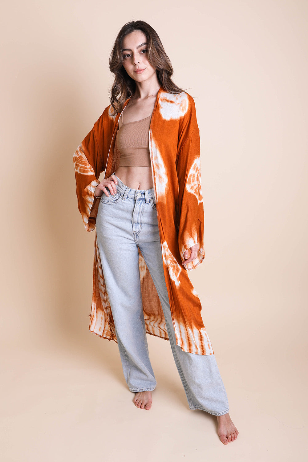 Tie Dye Kimono - ShopPurpleUmbrella