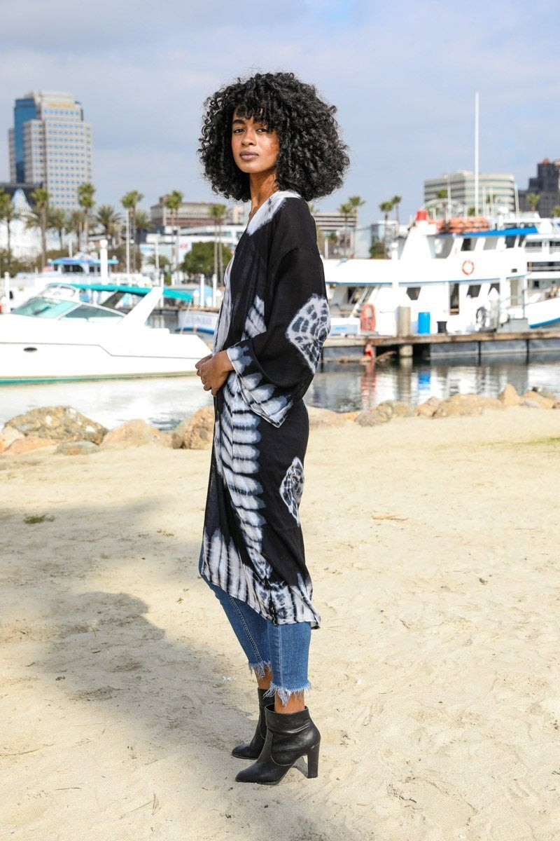 Tie Dye Kimono - ShopPurpleUmbrella