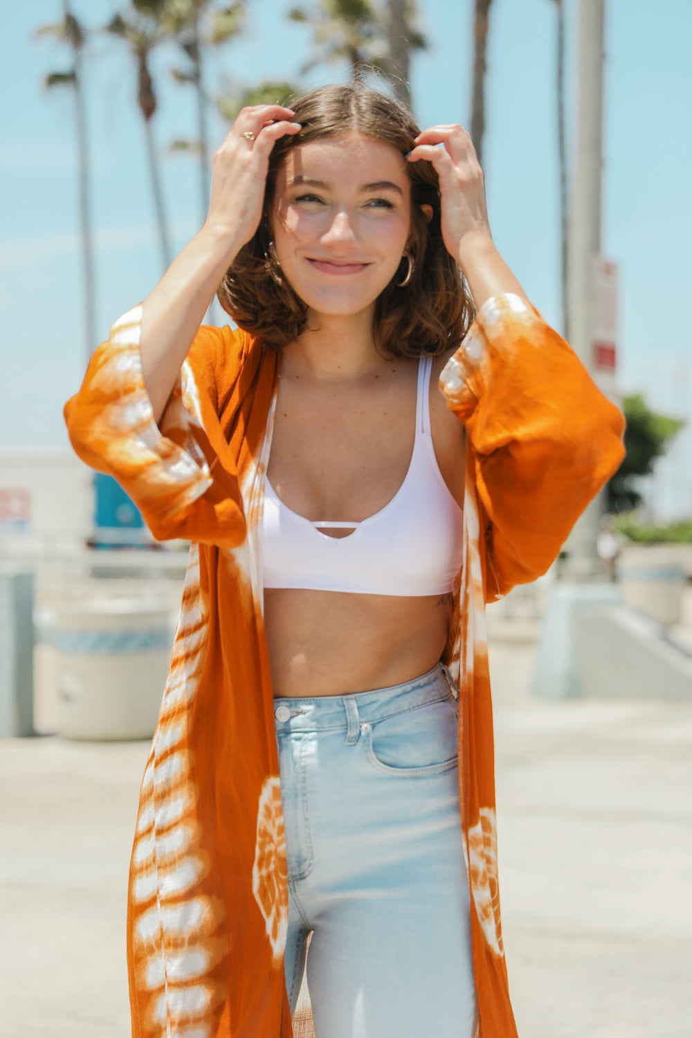 Tie Dye Kimono - ShopPurpleUmbrella