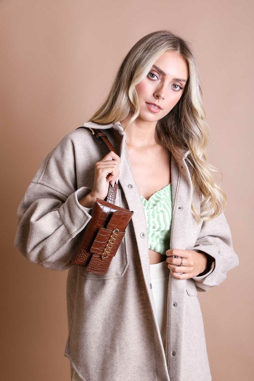 Clutch Chain Belt Bag - ShopPurpleUmbrella