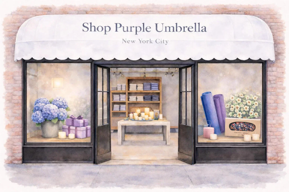 Shop Purple Umbrella Wellness Shop Storefront