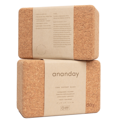Cork Yoga Block Set - ShopPurpleUmbrella