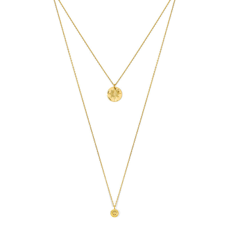Layered North Star Necklace - ShopPurpleUmbrella