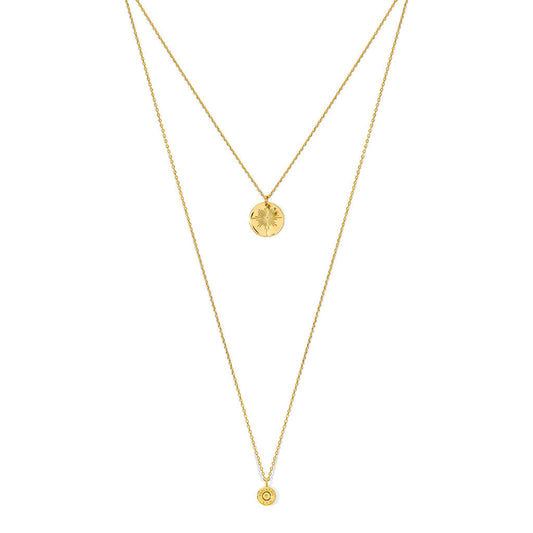 Layered North Star Necklace - ShopPurpleUmbrella