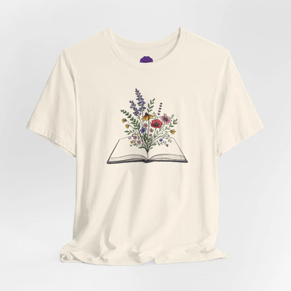 Wildflower Book Lover Graphic Tee