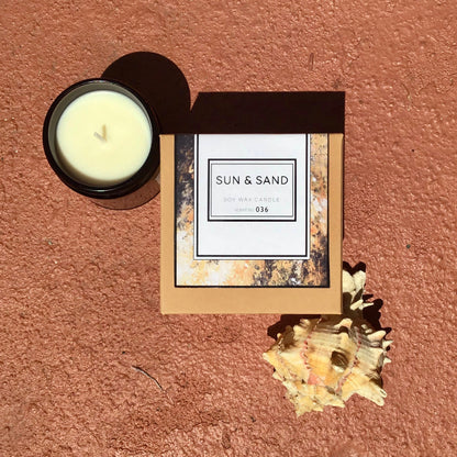 Sun + Sand Soy Wax Candle - ShopPurpleUmbrella