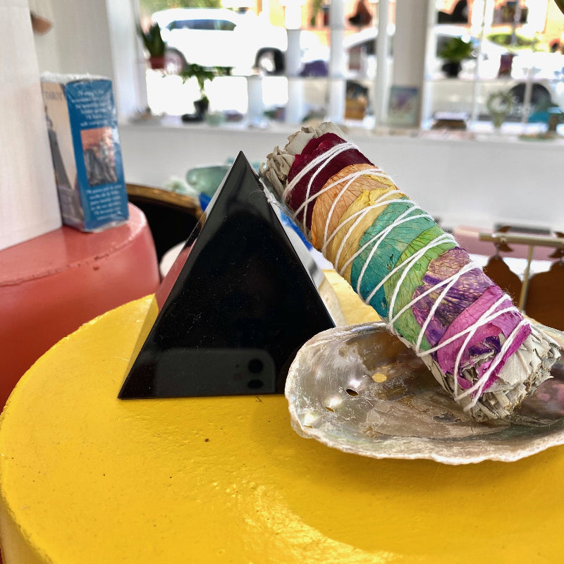 Sage Smudge Stick with Abalone Shell - ShopPurpleUmbrella