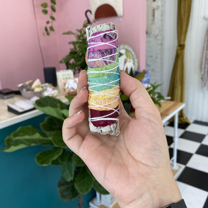 Sage Smudge Stick with Abalone Shell - ShopPurpleUmbrella