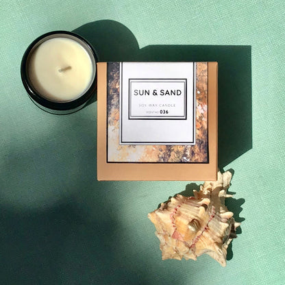 Sun + Sand Soy Wax Candle - ShopPurpleUmbrella
