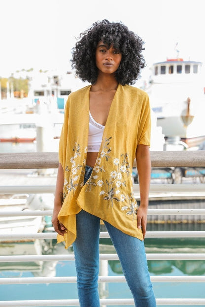 Floral Beach Cover-Up - ShopPurpleUmbrella