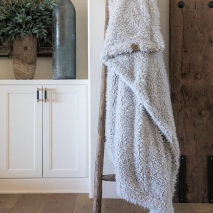 ANGEL PLUSH BLANKET | BIG - SILVER CLOUD - ShopPurpleUmbrella