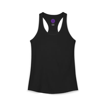 Black tank top on a white background