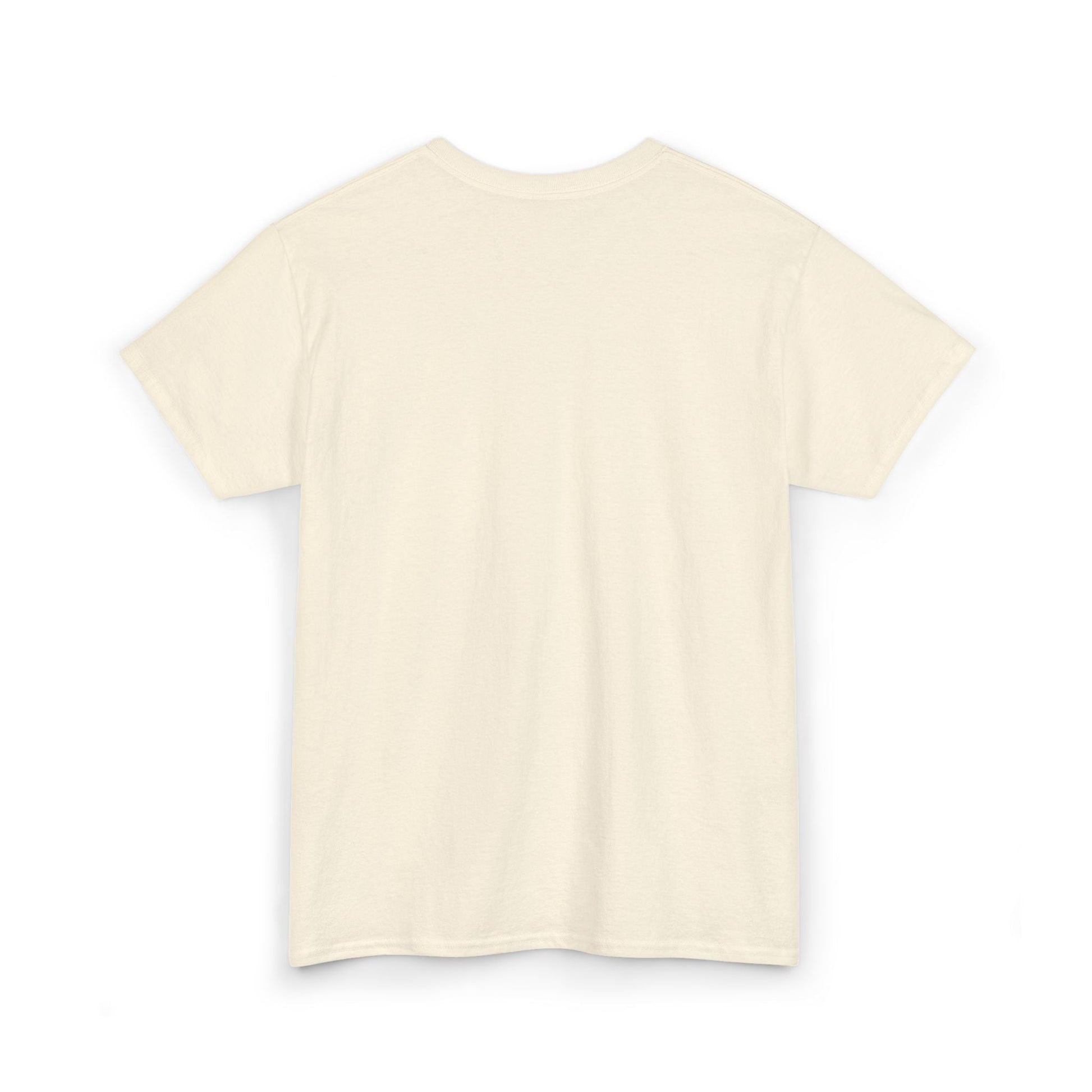 Beige t-shirt on a white background