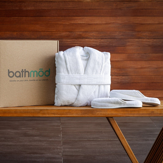 Luxury Organic Bathrobe - ShopPurpleUmbrella