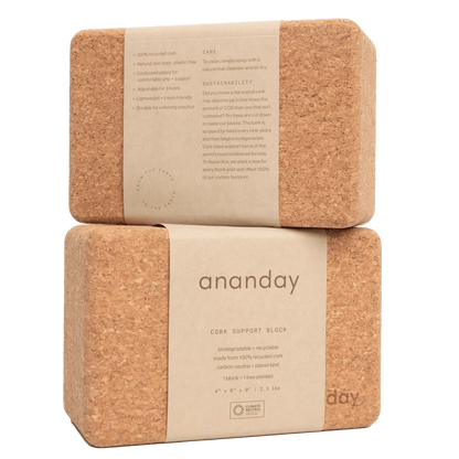 Cork Yoga Block Set - ShopPurpleUmbrella