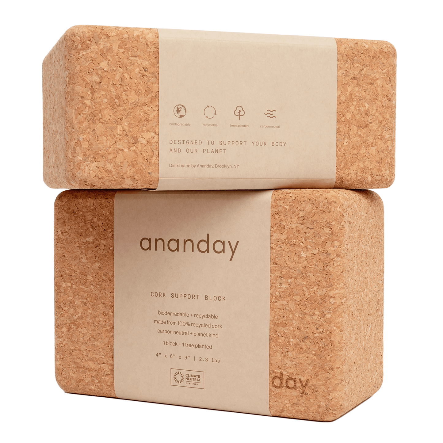 Cork Yoga Block Set - ShopPurpleUmbrella