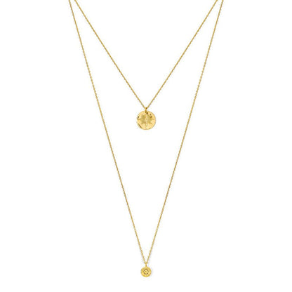 Layered North Star Necklace - ShopPurpleUmbrella