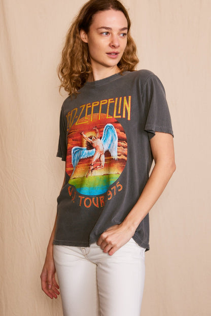 Led Zeppelin 1975 Sunkissed Tee – Vintage Style Rock Band Shirt - ShopPurpleUmbrella