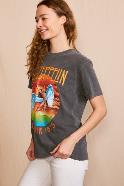 Led Zeppelin 1975 Sunkissed Tee – Vintage Style Rock Band Shirt - ShopPurpleUmbrella