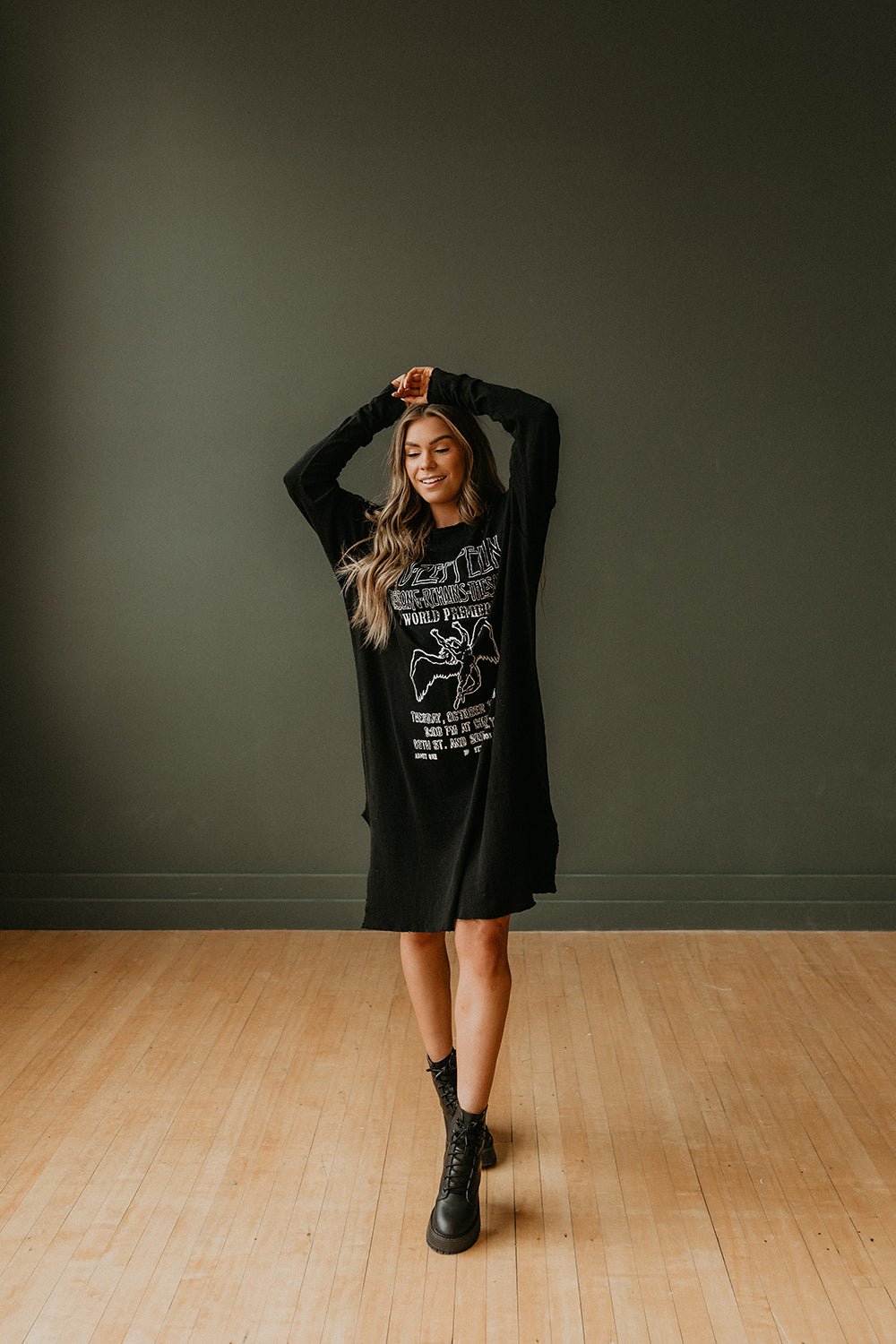 Led Zeppelin Linen Dress – The Song Remains the Same Dress - ShopPurpleUmbrella