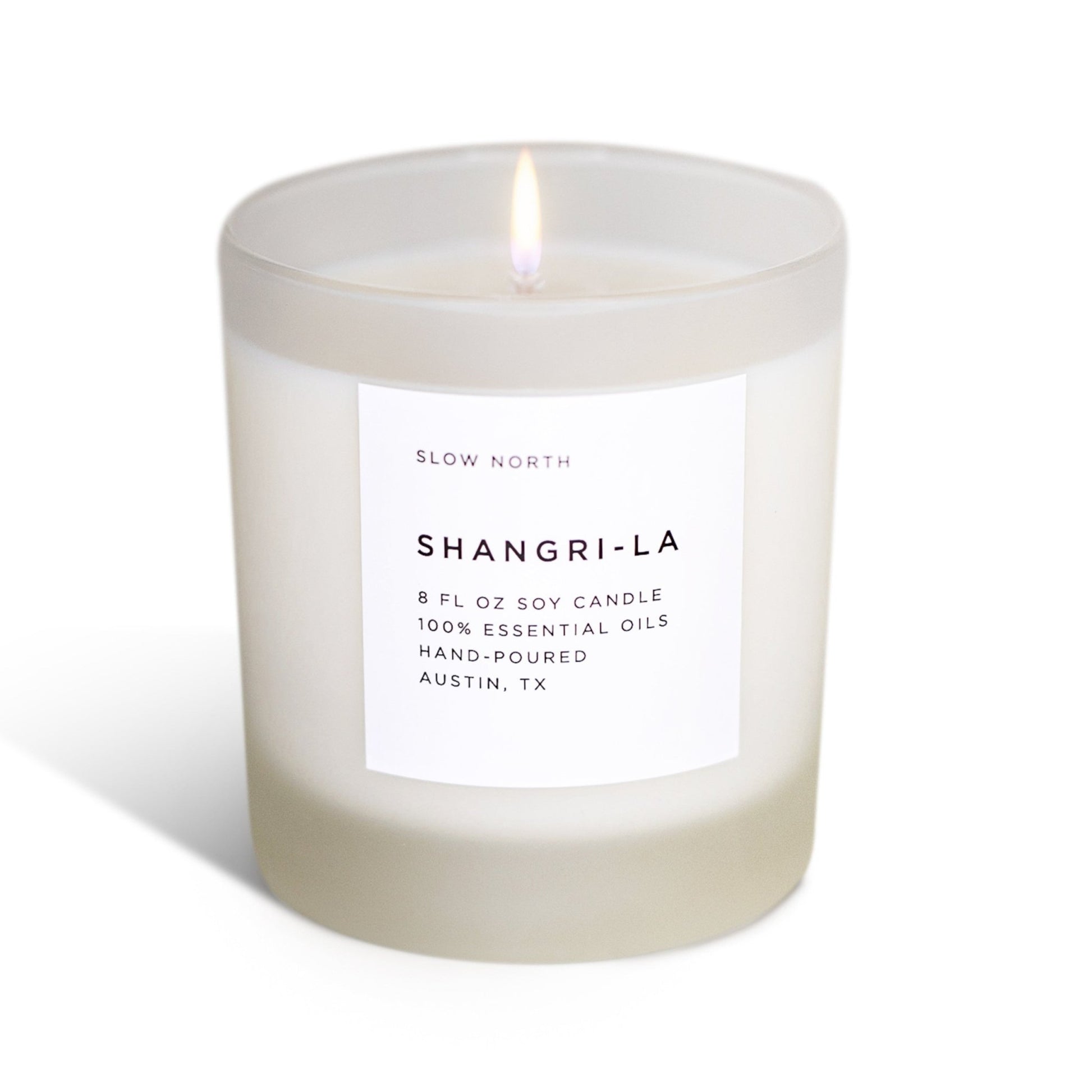 Shangri - La Signature Candle • Eucalyptus • Lavender • Lemongrass - ShopPurpleUmbrella