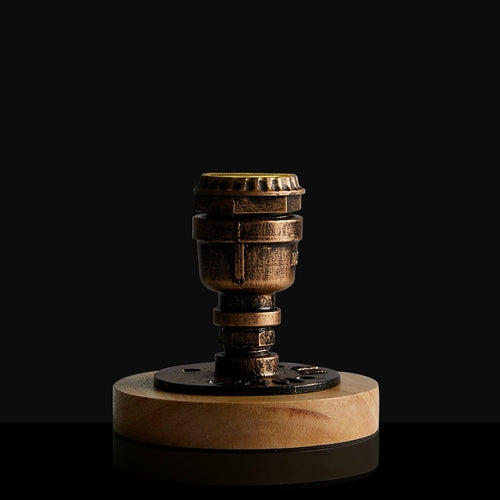 vintage retro lamp base without base
