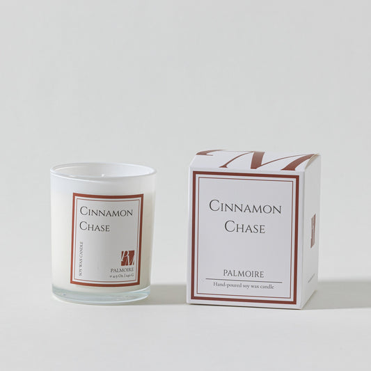 Cinnamon Chase Soy Wax Candle - ShopPurpleUmbrella