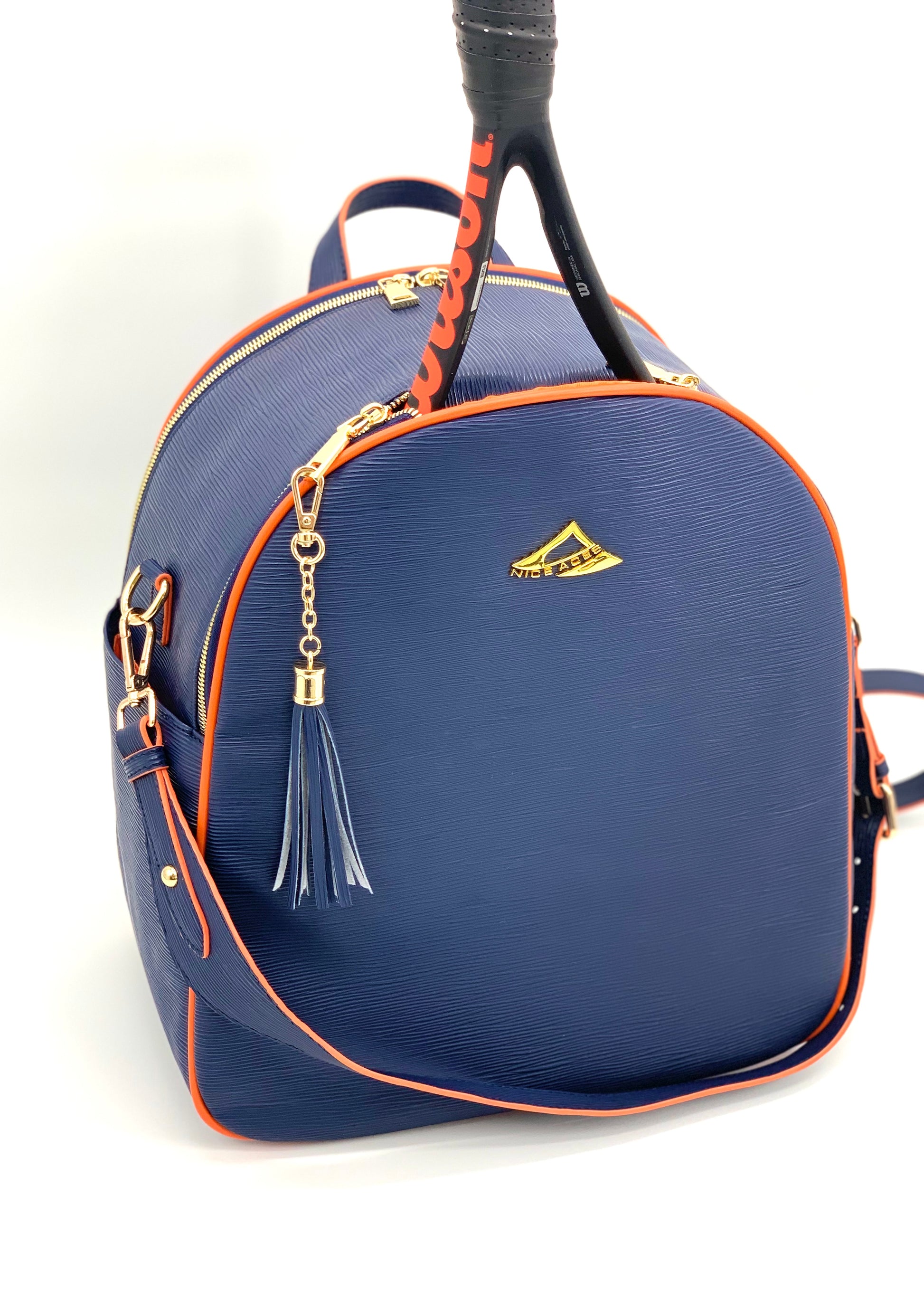 Navy Blue Tennis Bag - ShopPurpleUmbrella