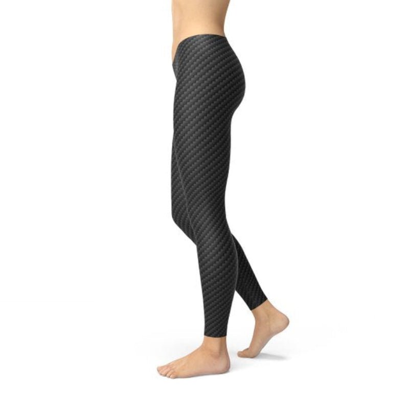 Plain Black Compression Leggings - ShopPurpleUmbrella