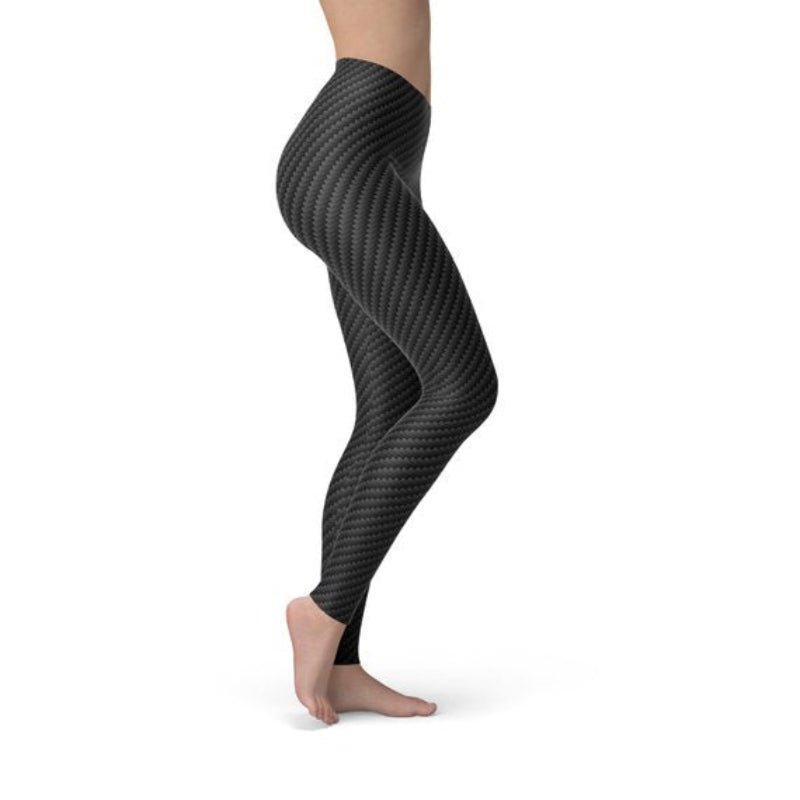 Plain Black Compression Leggings - ShopPurpleUmbrella
