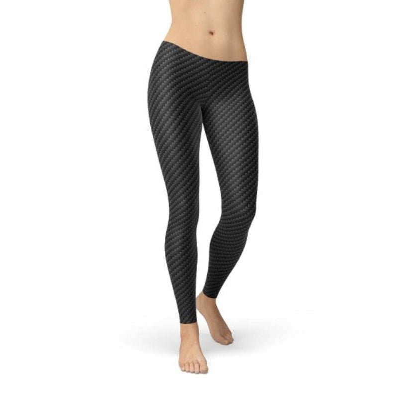 Plain Black Compression Leggings - ShopPurpleUmbrella